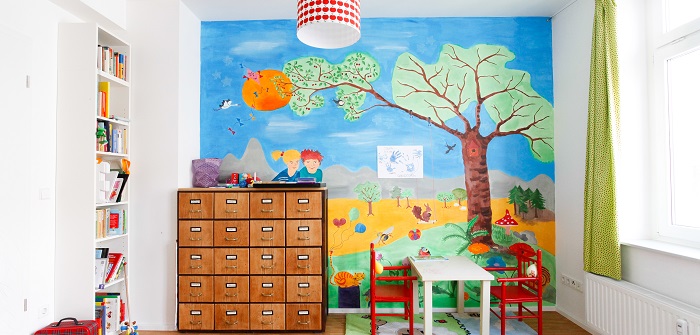 Kinderzimmer wandgestaltung: die schönsten ideen!