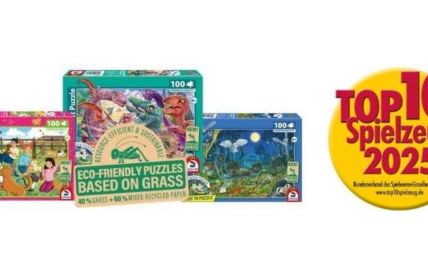 BVS-Top-10 2025: Schmidt Spieles NATPAX(R)-Puzzlelinie definiert modernes nachhaltiges (Foto: Schmidt Spiele und BVS)