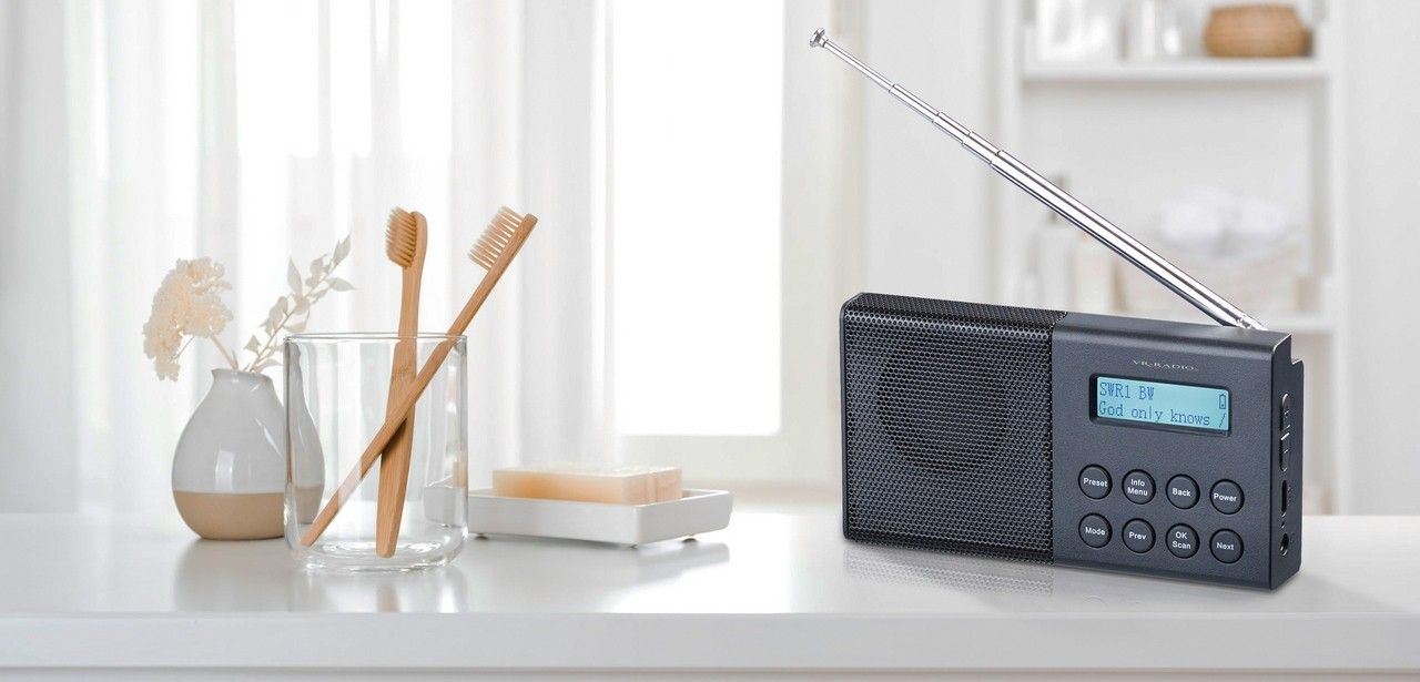 Große Sendervielfalt und beste Qualität: Das DAB+/FM-Taschenradio (Foto: PEARL GmbH)