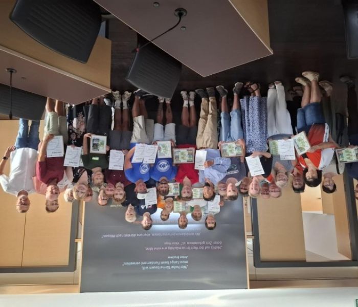 Preisträgerinnen und Preisträger des Stadtradelns (Foto: Fiorella Salamena (ADFC))